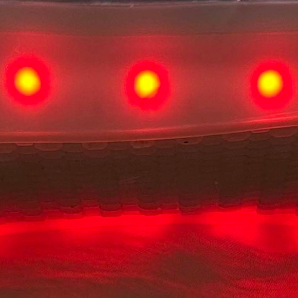 SHOES LITE-UP, MULTICOLOUR LIGHTS IN BOTH SOLE EDGES, EQUAL TO LADIES SIZE 8, - Picture 8 of 12